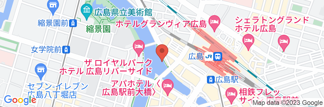 広島駅前グリーンホテルの地図