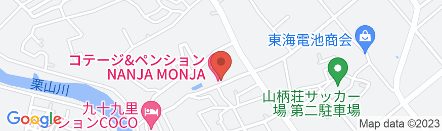 コテージ&ペンション NANJA MONJAの地図