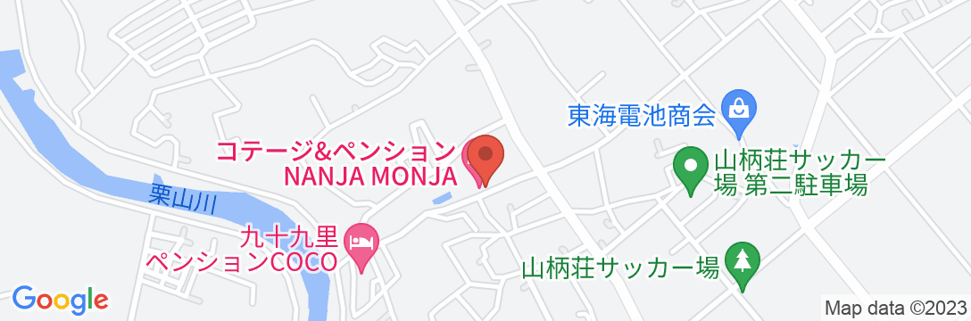 コテージ&ペンション NANJA MONJAの地図