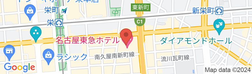 名古屋東急ホテルの地図