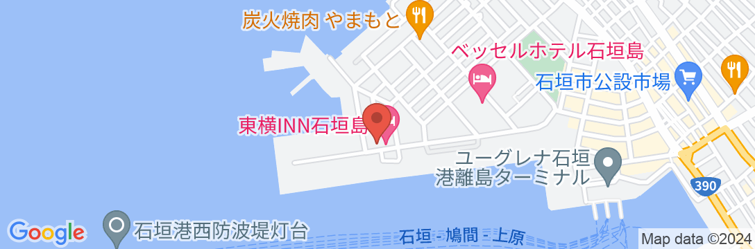 東横INN石垣島 <石垣島>の地図