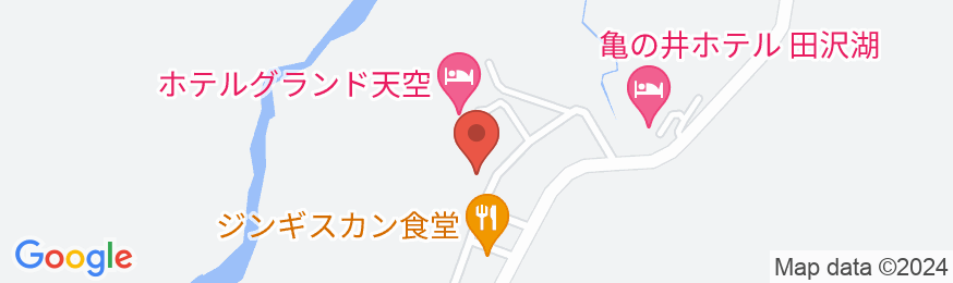 田沢プラトーホテルの地図