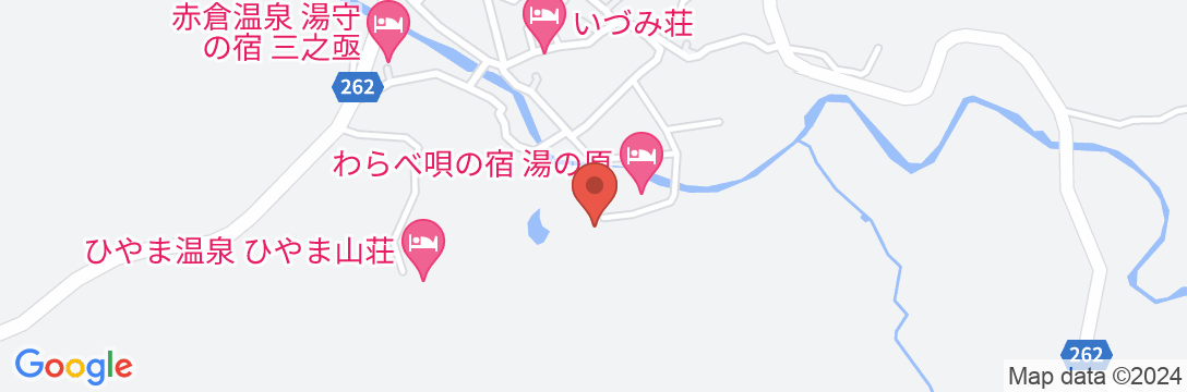 赤倉温泉 旅館最上荘の地図