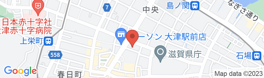 スーパーホテル大津駅前の地図