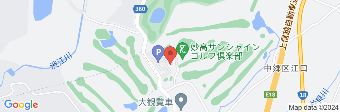 妙高サンシャインホテルの地図