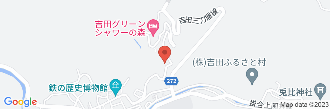 吉田グリーンシャワーの森の地図