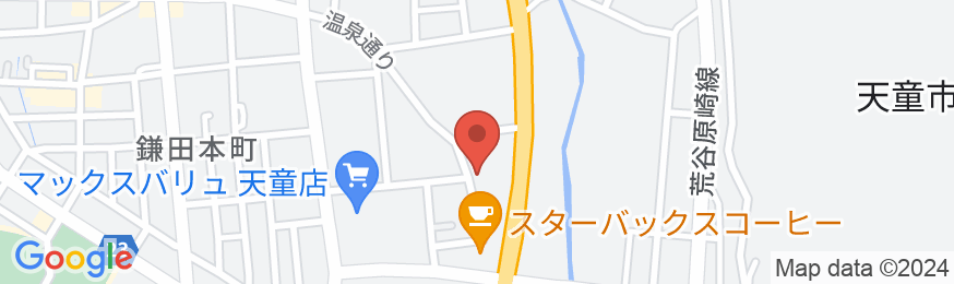 天童温泉 栄屋ホテルの地図