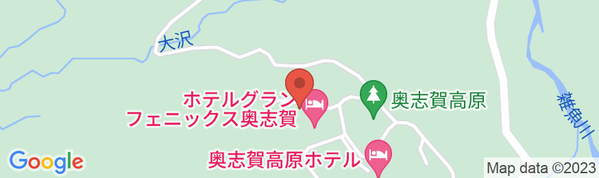奥志賀高原シャレークリスチャニアの地図