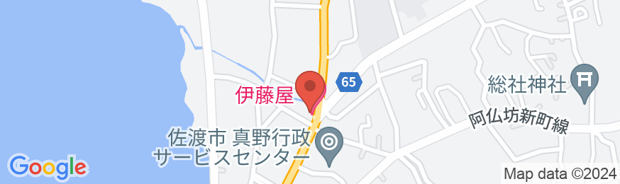 ご縁の宿 伊藤屋 <佐渡島>の地図