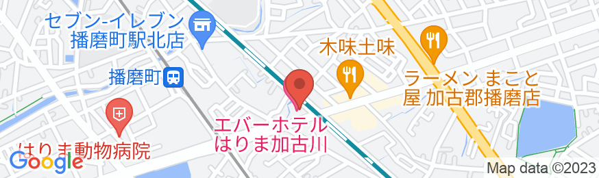 エバーホテルはりま加古川の地図