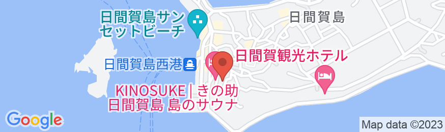 日間賀島 島宿 すずきの地図