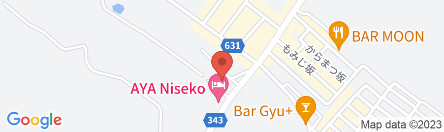 The Vale Niseko(ザ・ヴェール・ニセコ)の地図