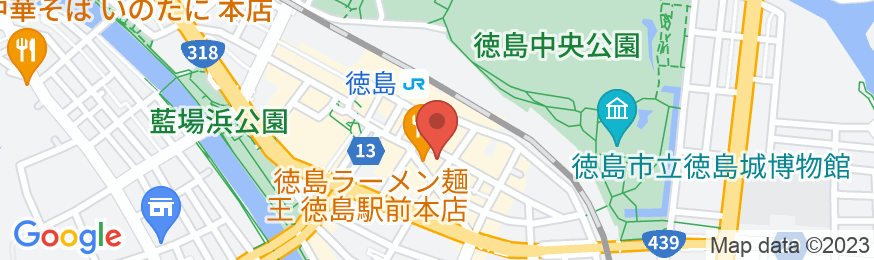 徳島ステーションホテルの地図