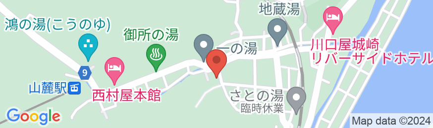 城崎温泉 小林屋の地図