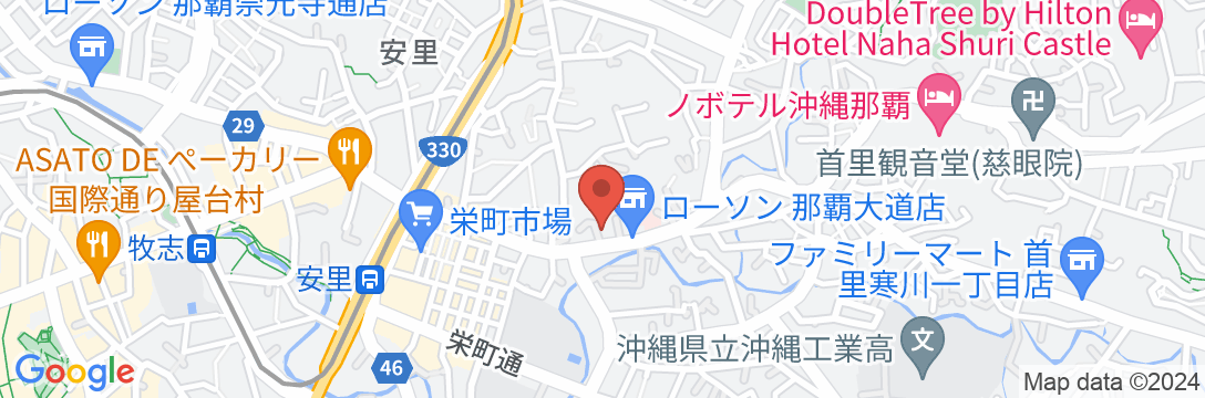沖縄ホテルの地図