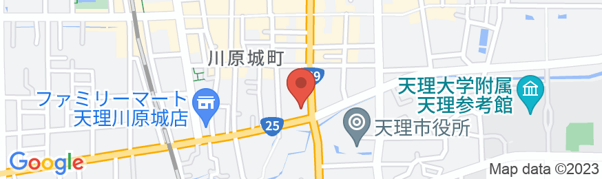 ビジネスホテル喜楽荘<奈良県>の地図