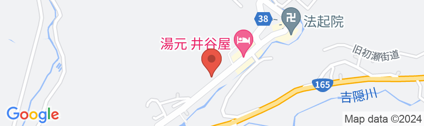 長谷寺 湯元 井谷屋の地図