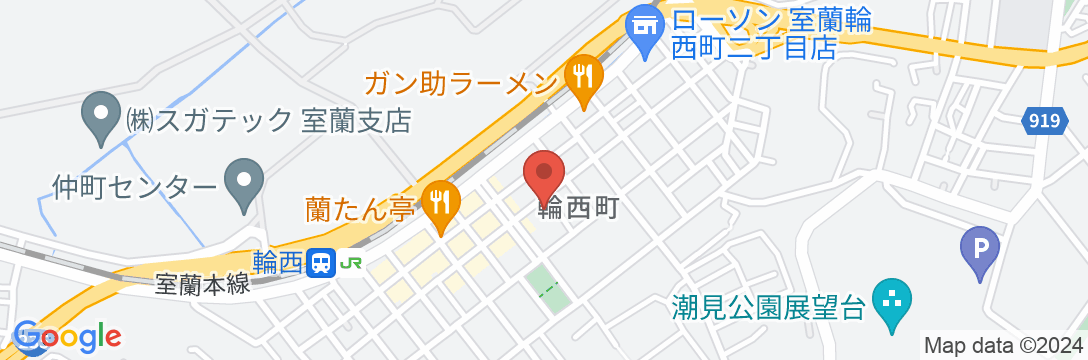 ホテル室蘭ヒルズ 輪西駅前(BBHホテルグループ)の地図