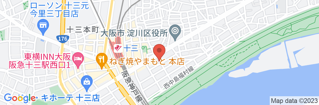 ビジネスホテルOKの地図