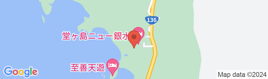 堂ヶ島温泉 堂ヶ島ニュー銀水の地図