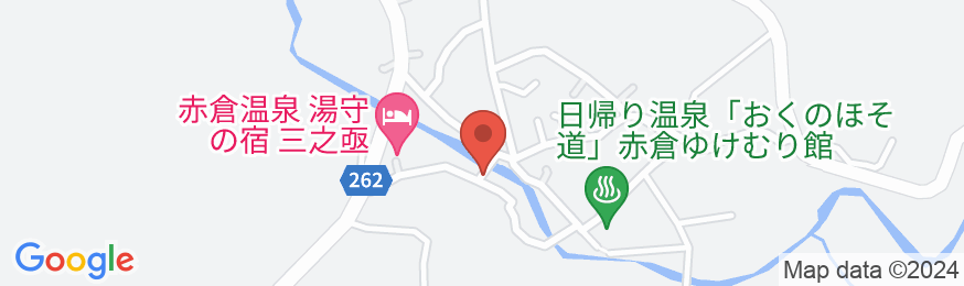赤倉温泉 悠湯の宿 湯澤屋の地図