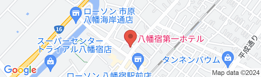 八幡宿第一ホテルの地図
