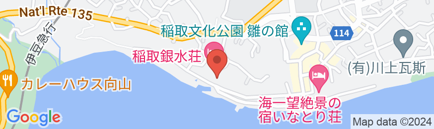 稲取温泉 稲取銀水荘の地図