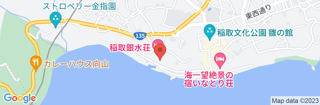 稲取温泉 稲取銀水荘の地図