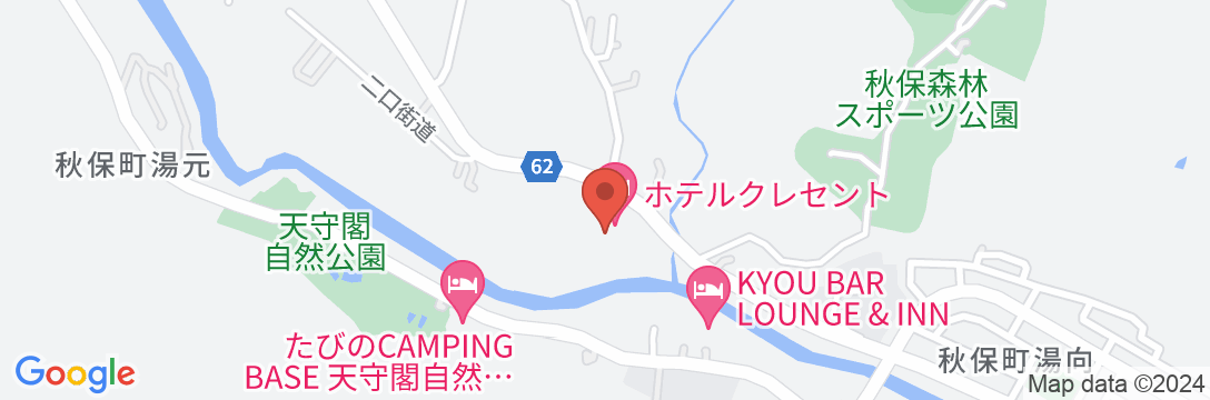 秋保温泉 秋保リゾートホテルクレセントの地図