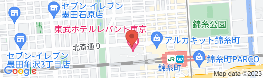 東武ホテルレバント東京の地図