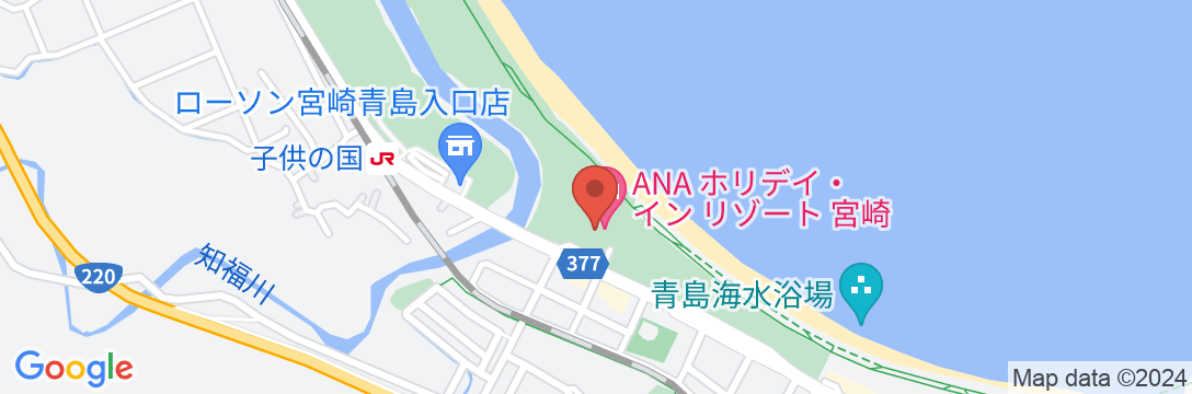 ANAホリデイ・インリゾート宮崎の地図