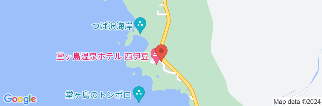 堂ヶ島唯一の自家源泉掛流宿 堂ヶ島温泉ホテルの地図