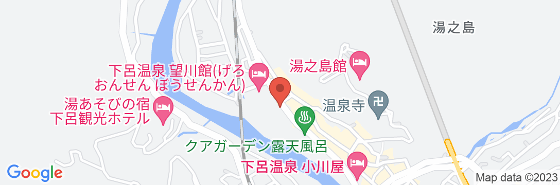 下呂温泉 旅館 瓢きんの地図