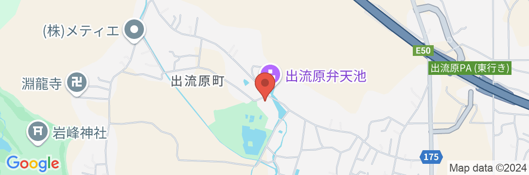 赤見温泉 公園荘の地図