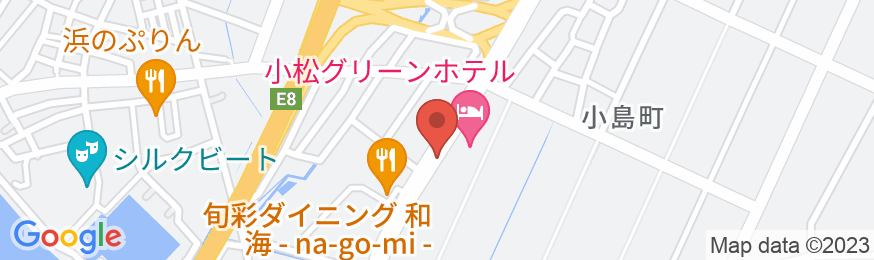 小松グリーンホテルの地図