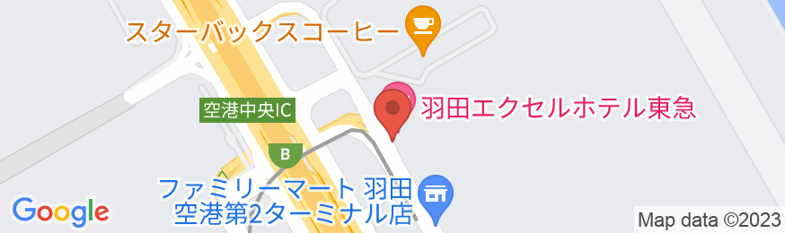 羽田エクセルホテル東急の地図