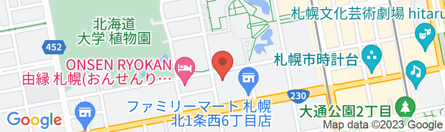 ホテル札幌ガーデンパレスの地図
