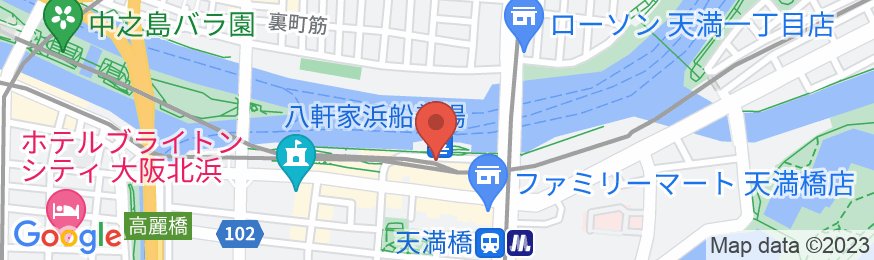 大阪キャッスルホテル<天満橋>の地図