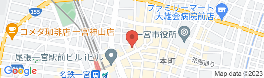 アパホテル〈尾張一宮駅前〉の地図