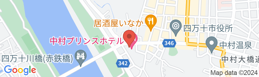 中村プリンスホテルの地図