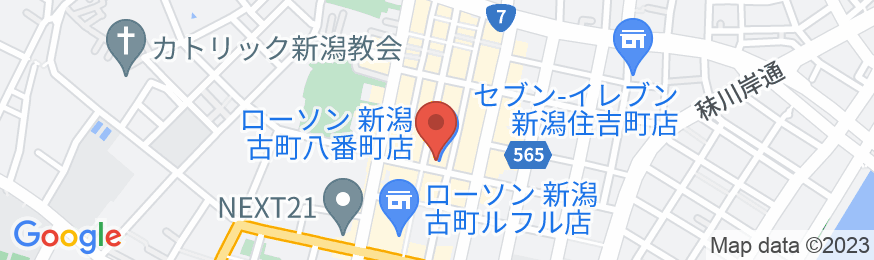新潟シティホテル古町通り(BBHホテルグループ)の地図