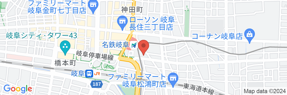 サンホテル岐阜の地図