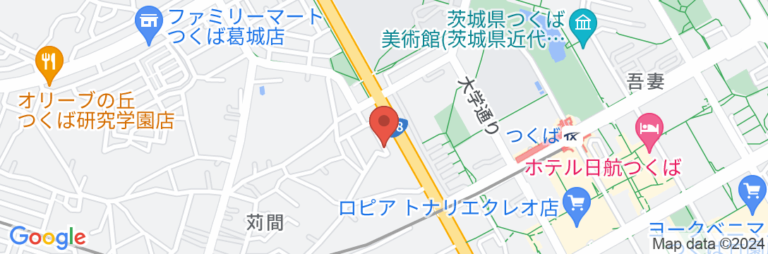 ホテル山久<茨城県>の地図