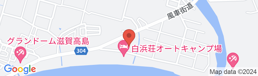 びわ湖リゾート白浜荘の地図
