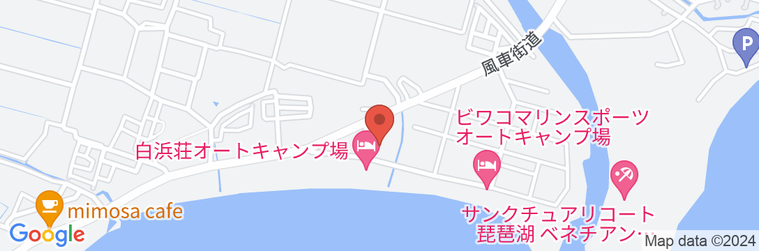 びわ湖リゾート白浜荘の地図