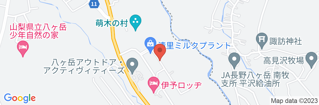 キッズペンションめーぷるの地図