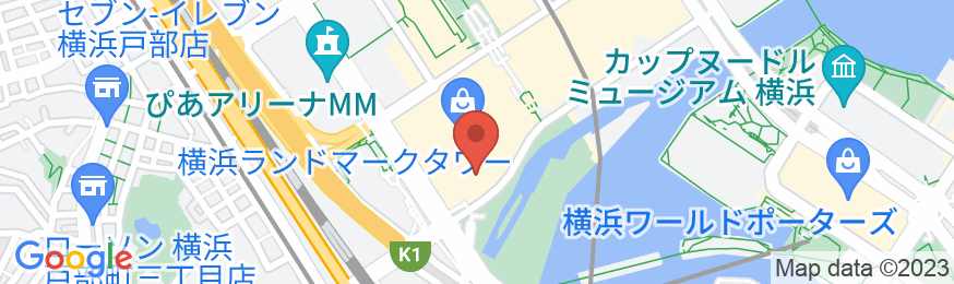横浜ロイヤルパークホテルの地図