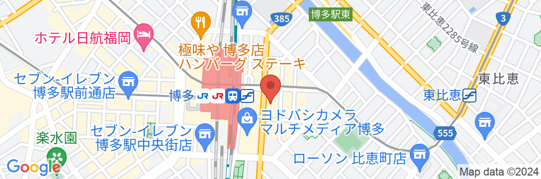 博多第一ホテルの地図