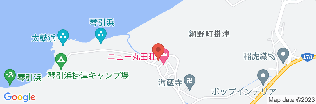 温泉民宿 島田荘の地図