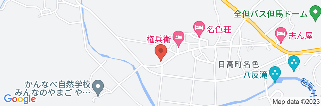 神鍋高原 みやま荘の地図